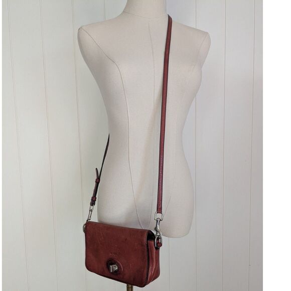 Coach Bleecker Penny Crossbody Bag - Red Leather - Turn lock - Picture 1 of 9